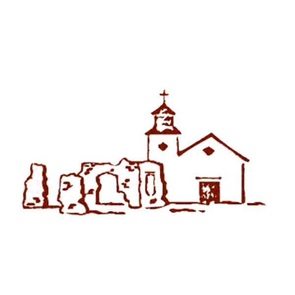 Tubac Historical Society Logo of Presidio and St. Ann's Church