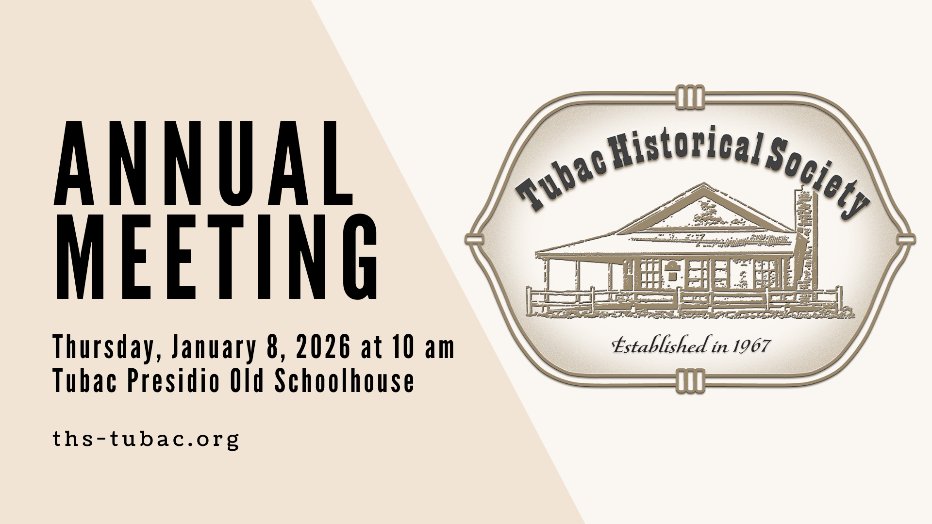 THS Annual Meeting January 2026