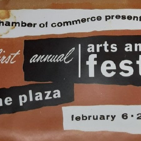 First Annual Festival of the Arts brochure